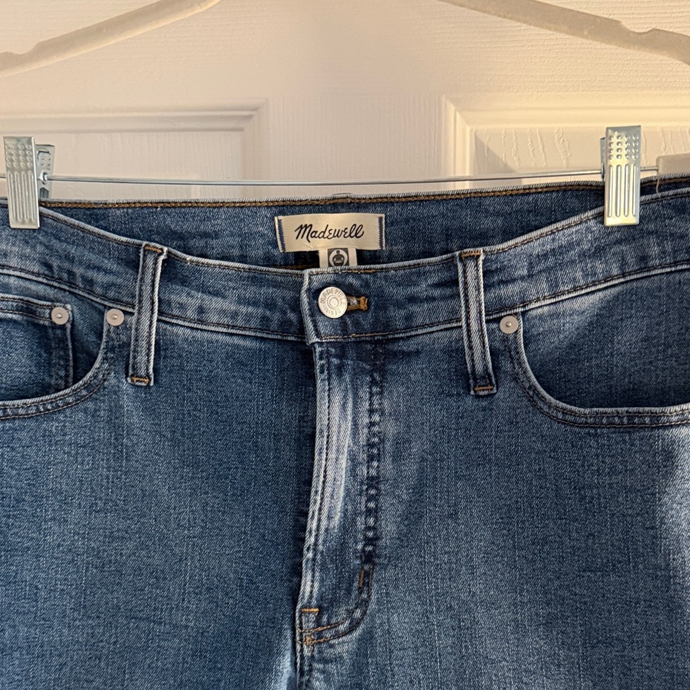 Madewell Mid-Rise Perfect Vintage Denim Jeans size 30. 27” inseam